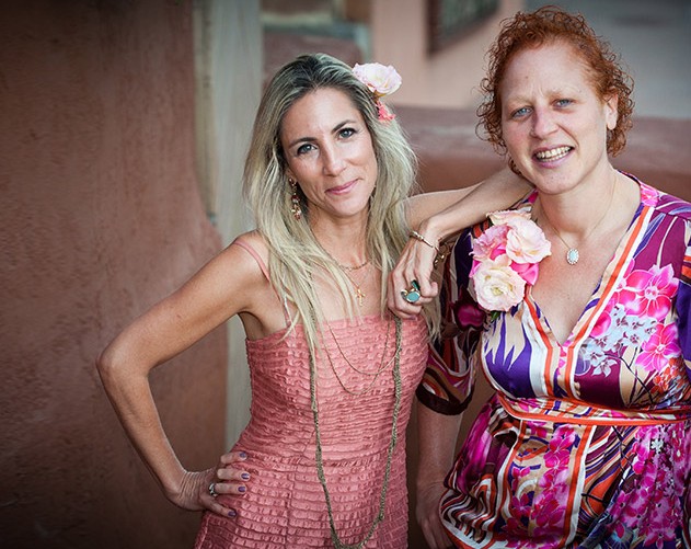Two Women are smiling